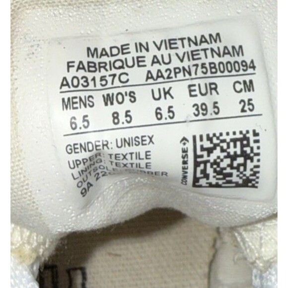 Converse Men's Chuck Taylor Multicolor Scatter Dye Shoes Canvas Sneakers Sz 6.5 - Picture 9 of 9